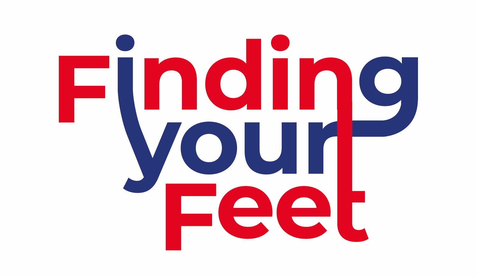 image of the words Finding your feet